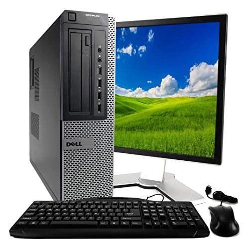 DELL Refurbished OptiPlex Complete Set Desktop CPU Core I3 - 4GB Ram - 500GB Free WiFi Card-Black (5MTHS WRTY)