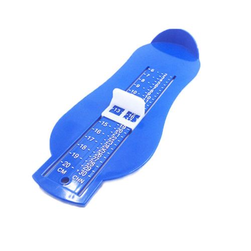 Infant Baby Feet Length Growing Measuring Ruler Subscript Foot Tool Protractor Scale New,Blue NO5114