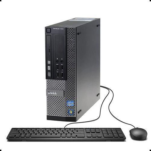 DELL  Refurbished Complete Set Optiplex Desktop CPU 4gb RAM 500GB HDD i5 With Free WiFi Card-Black