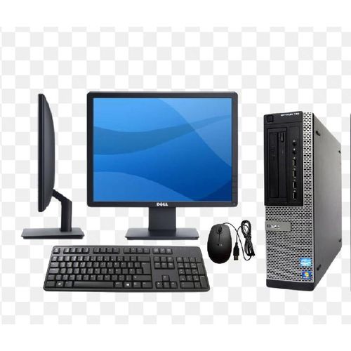 DELL  Refurbished Complete Set Optiplex Desktop CPU 4gb RAM 500GB HDD i5 With Free WiFi Card-Black