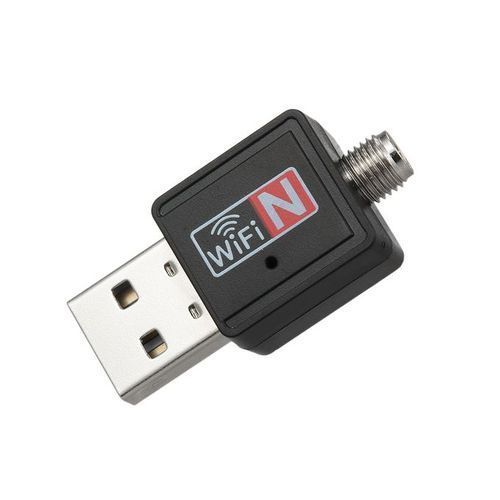 Wireless Usb Wifi Adapter Dongle With Antenna - black