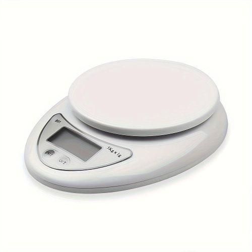 1pc, Kitchen Digital Scale, Kitchen Scale, Food Scale, Kitchen Weighing Scale, LED Electronic Scale, Kitchen Food Scale, Kitchen Restaurant Food Weight Measuring Tool, Kitchen Baking Tool, 11.02LB1G not Included Battery  Kitchen Accessories