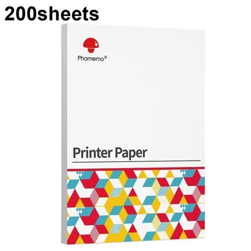 For Phomemo M08F 200sheets Thermal Printing Paper Folding Letter Thermal Printing Paper