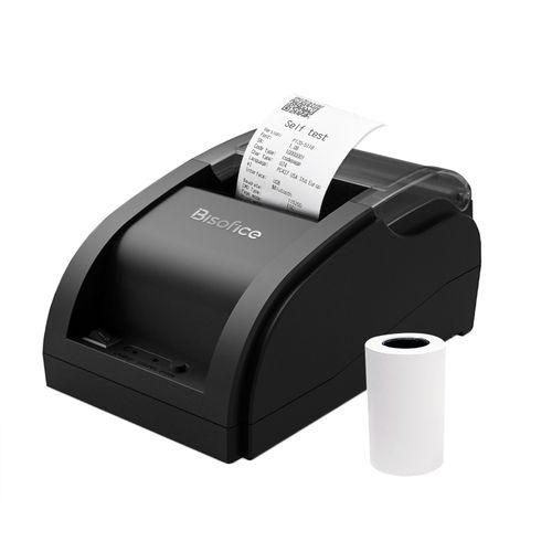 Bisofice Desktop 58mm Thermal Receipt Printer Wired Barcode