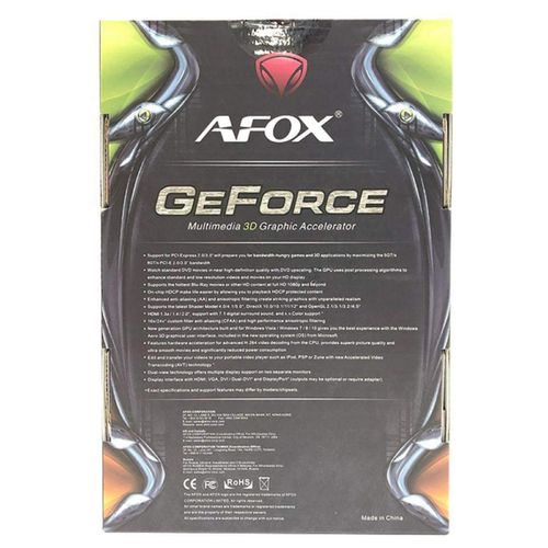 Afox Graphics card  GT610 NVidia Geforce 2048MB