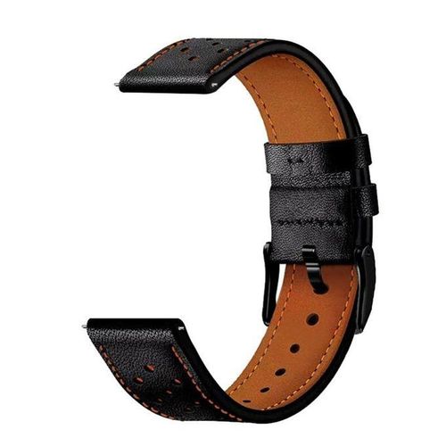 20/22mm Watch Belt Replacement Microfiber Leather Smartwatch Strap Holes Design