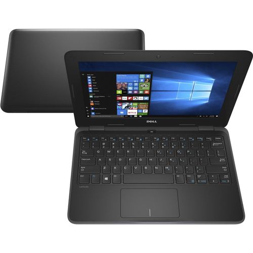 DELL Refurbished Latitude 3180/3190 11.6'' Inch 128GB SSD 4GB RAM -Black