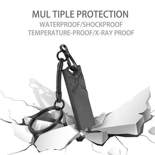 128GB Metal OTG Usb Flash Drive Waterproof 3D Embossment