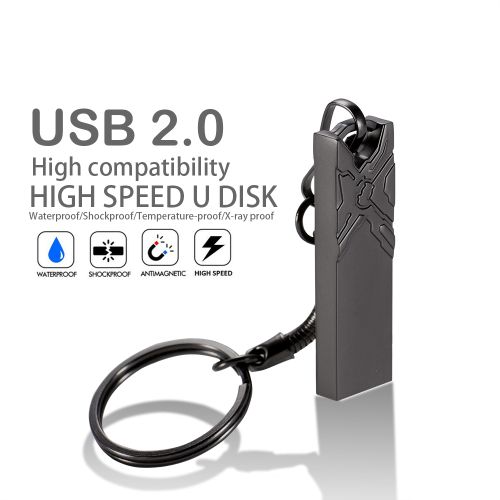 128GB Metal OTG Usb Flash Drive Waterproof 3D Embossment