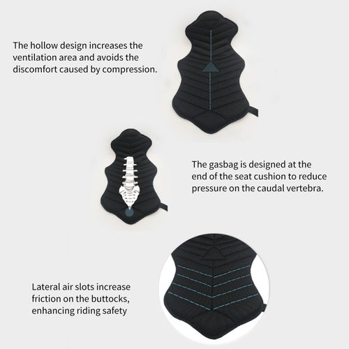Motorcycle Seat Cover, Two-Seater Air Motorcycle Seat