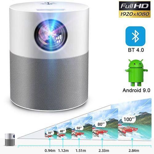 Max 150 "HD Large Screen TV Projector 1080P Beamer 5000 Lumen Android Projectors Smart Home Theater