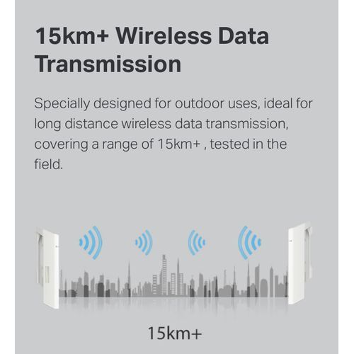 TPLink CPE510 5GHz 300Mbps 13dBi Outdoor CPE 15km+ Wireless Data Transmission - White
