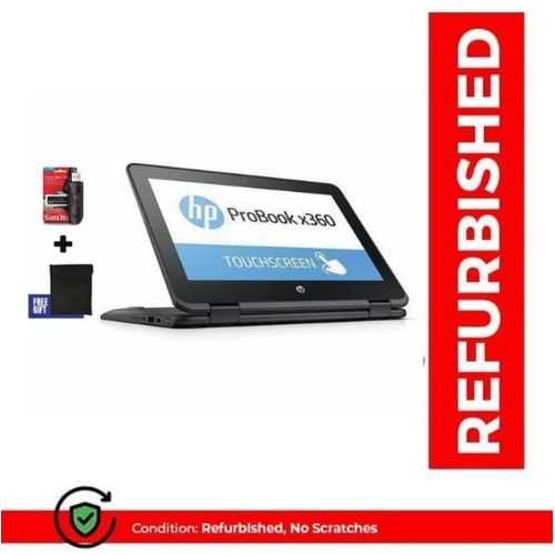 Hp Probook G1 Touch Screen X360 Intel 4GB RAM 128GB SSD 11.6 Refurbished With A Pouch & Bag - Grey