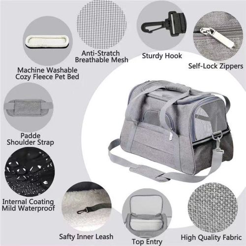 Pet Carrier Portable Cat And Dog Outgoing Bag Breathable