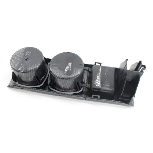 Car Front Center Console Drink Cup Holder + Coin Holder Tray Carbon Fiber Replacement for BMW 3Series E46 1999-2005 NO5137