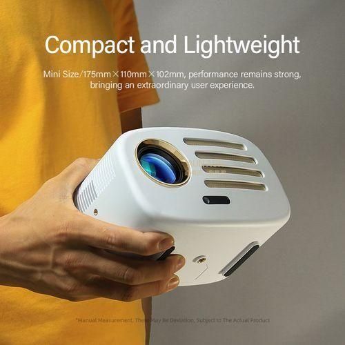 PH30S 2.7 Inch 150 Lumens 1280x720P Android 9.0 LED Mini Projector, Plug Type:EU PlugGreen