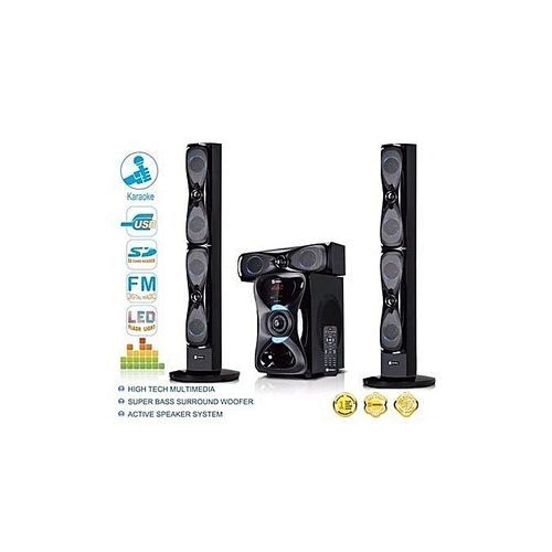 Sayona SHT1004BT Sub Woofer 2.1 Channel - 8000W PMPO - USB/FM + 1 Free Toshiba 16GB Flash Drive - Black