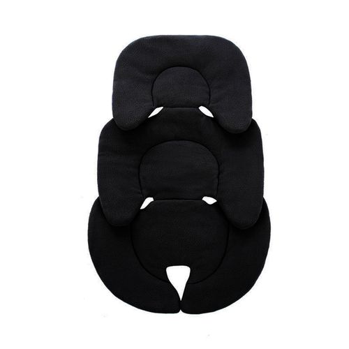 Soft Stroller Cushion Pillow Insert Infant Car Seat Insert Head and Body Support Suitable for Boys and Girls,Black NO5235