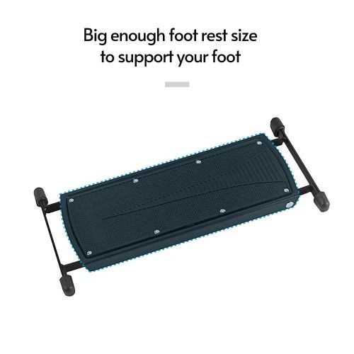 Guitar Pedal Footstool Foot Rest Adjustable Folding Portable Black NO5116