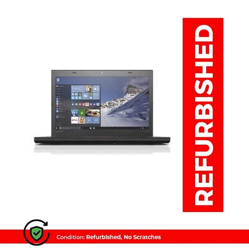 Lenovo Thinkpad Refurbished T460s 14: Core i5 6th Gen, 8GB Ram, 256 GB SSD - Black (6MTHS WRTY)