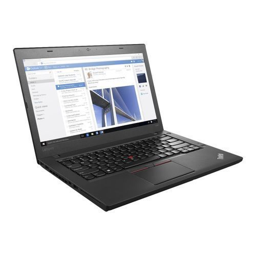 Lenovo Thinkpad Refurbished T460s 14: Core i5 6th Gen, 8GB Ram, 256 GB SSD - Black (6MTHS WRTY)