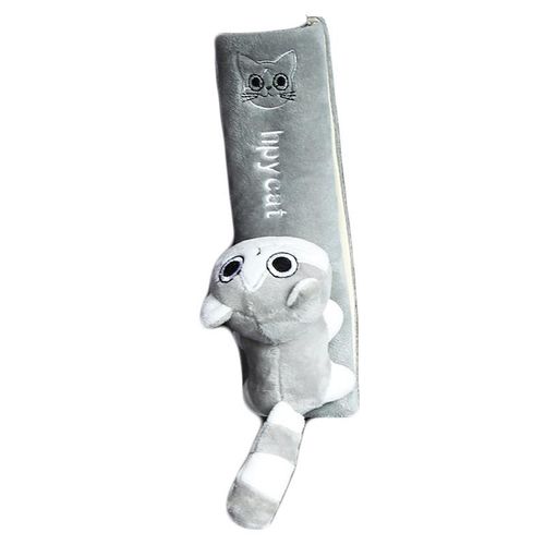 Car Seat Belt Shoulder Cover Safety Belt Four Seasons Extended Cartoon Cute Car Seat Belt Cover Protective Cover Supplies Gray puppy single pack NO5114