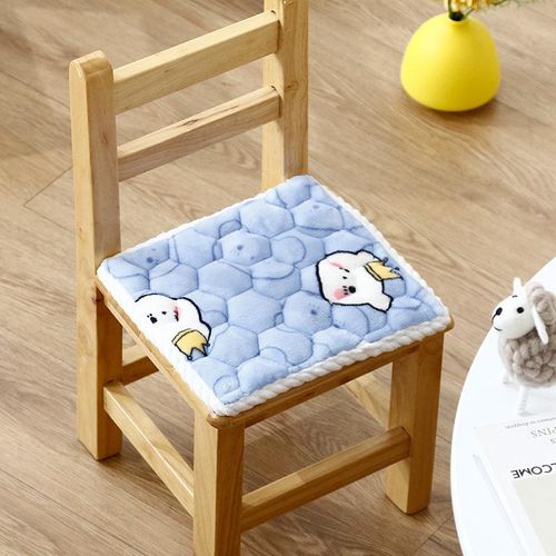 Children's Chair Cushion Kindergarten Small Bench Plush Baby Chair Cushion Mat Student Classroom Cushion Storage