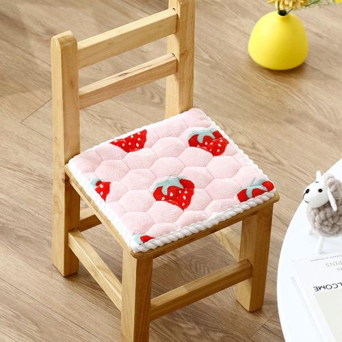 Children's Chair Cushion Kindergarten Small Bench Plush Baby Chair Cushion Mat Student Classroom Cushion Storage