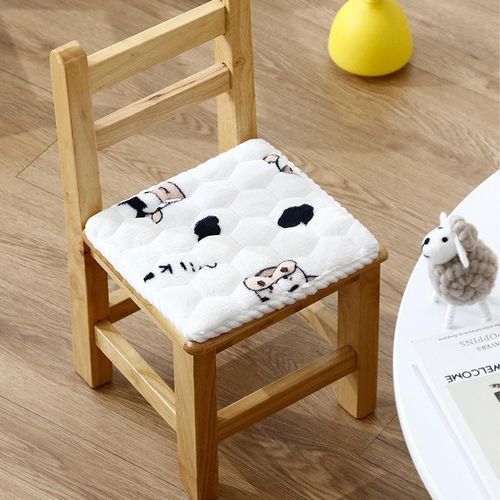 Children's Chair Cushion Kindergarten Small Bench Plush Baby Chair Cushion Mat Student Classroom Cushion Storage