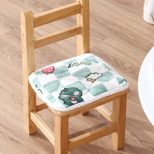 Children's Chair Cushion Kindergarten Small Bench Plush Baby Chair Cushion Mat Student Classroom Cushion Storage
