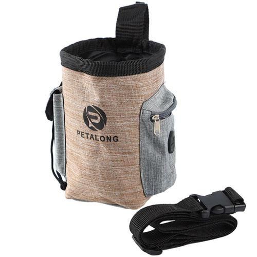 Dog Training Bag 2 Side Pocket With Belt Buckle For Brown