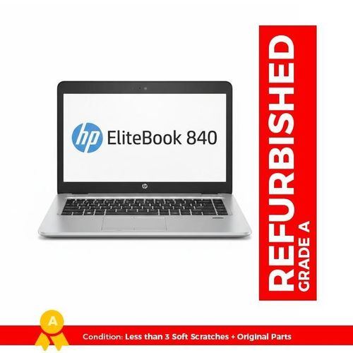 Hp Refurbished Elitebook 840 g3 i5 6th Gen 500Gb HDD 8Gb RAM -Silver