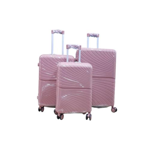 Rubber plastic Suitcase 4-Wheel Spinner Strong Material Durable It's Water Proof It Can With Stand In All Situations It's For Traveling And Introduction Ceremonies