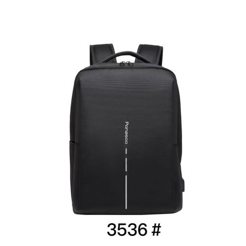 Ponasoo A Office Backpack Black In Colour It's Strong Durable It Has Multiple Colours Extremely Durability Anti-thfety zip It's Unisex Gender