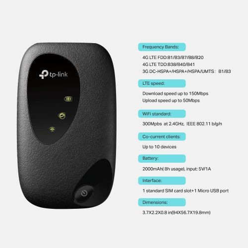 TP Link TP-Link Mobile Wi-Fi-Black