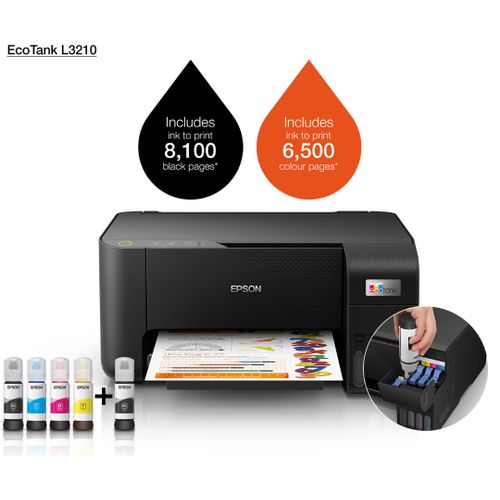 Epson EcoTank L3210 all-in-one ink tank printer