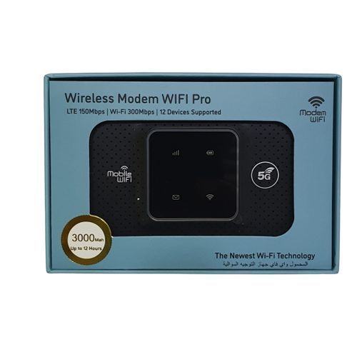Mobile WiFi 5G 4G LTE+ Mobile Unlocked MiFi - Black/White