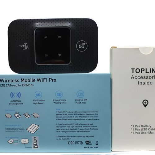 Mobile WiFi 5G 4G LTE+ Mobile Unlocked MiFi - Black/White