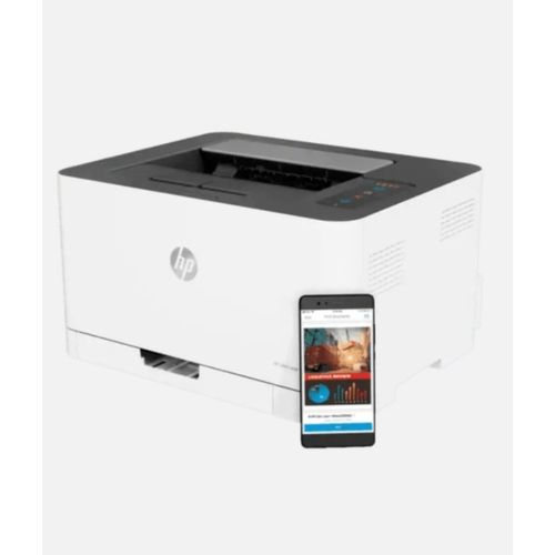 Hp Genuine Wireless Color Laser Printer 150NW Print + Free Paper Rim-White