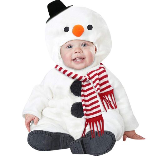 Infant One-Piece Jumpsuit No Fading and Non-sticky Romper Suitable for Infant Baby Toddlers