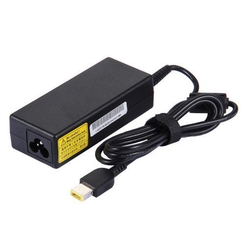 20V 3.25A 65W Big Square 1st Gen Laptop Notebook Power Adapter Universal Charger with Power Cable For Lenovo Thinkpad  Series - Black