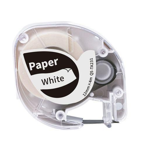 12mm Label Ribbon Black Word On White Thermal Paper