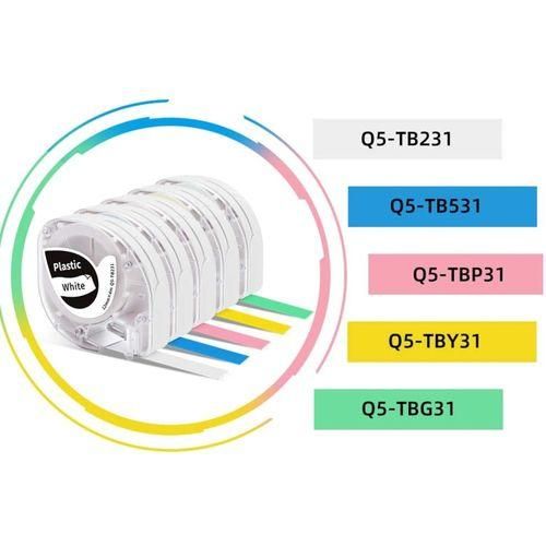 12mm Label Ribbon Black Word On White Thermal Paper