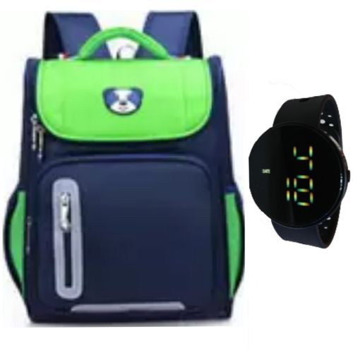 17inch Designer Kids School Bag- Multi-color