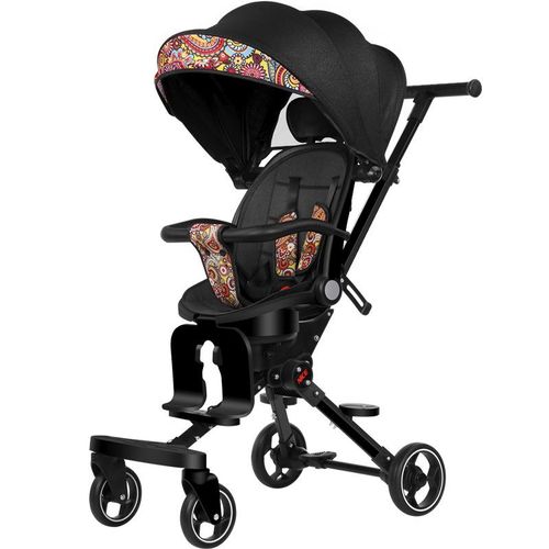 Baby Walking Trolley Baby Carriage Folding Mule Cart Baby Stroller Lightweight