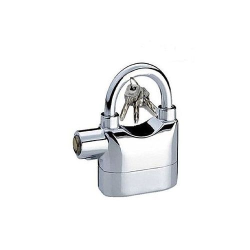 Kinbar Loud  Alarm On Intruder Touch Padlock - Silver