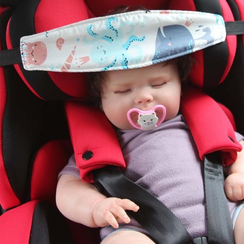 Baby Carseat Head Support Child Car Seat Safety Head Support Fixing Band Belt Suitable for Toddler Traveling NO5276
