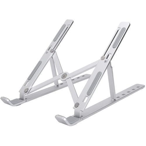 Adjustable Laptop Stand For Up To 15.6 Inch PC-Silver