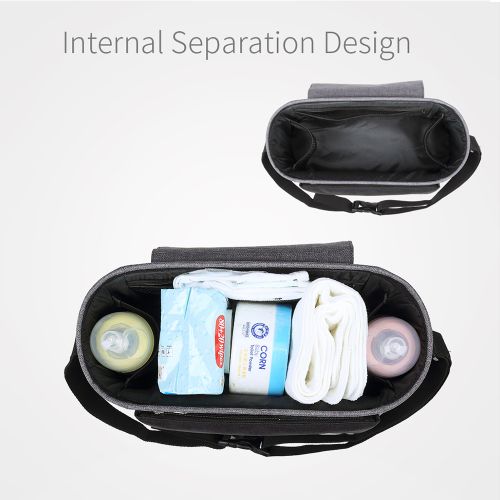 Insular Universial Stroller Organizer Bag Diaper Bottle Storage Bag