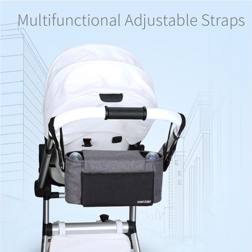 Insular Universial Stroller Organizer Bag Diaper Bottle Storage Bag
